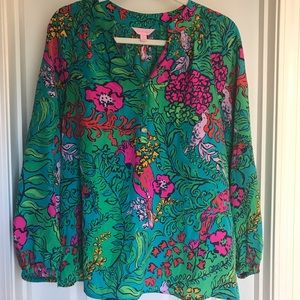 Lily Pulitzer Elsa Silk Top